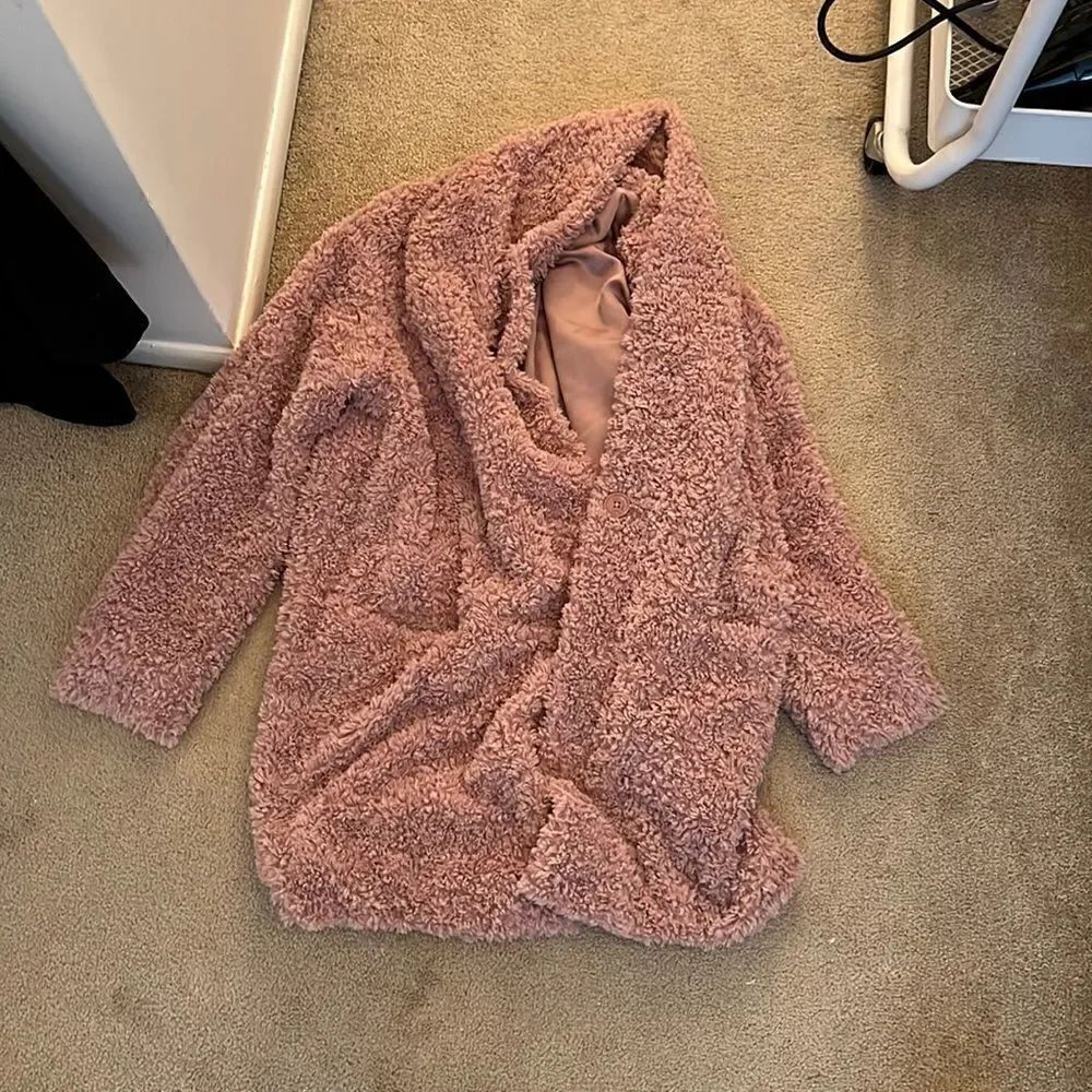 Aritzia Pink Peacoat XS new